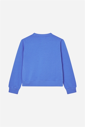 Mads Nørgaard ekologisk Sweatshirt - Talinka - Amparo Blue